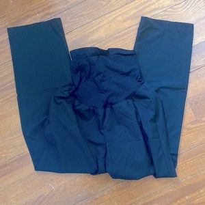 Black maternity slacks